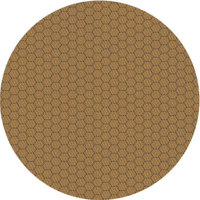 Square Patterned Saddle Brown Rug, pat3889brn