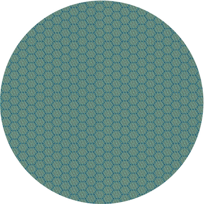 Square Machine Washable Transitional Seafoam Green Rug in a Living Room, wshpat3889lblu