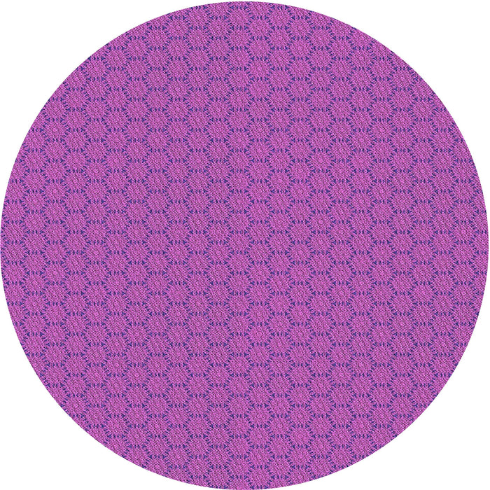 Square Patterned Dark Orchid Purple Rug, pat3889pur