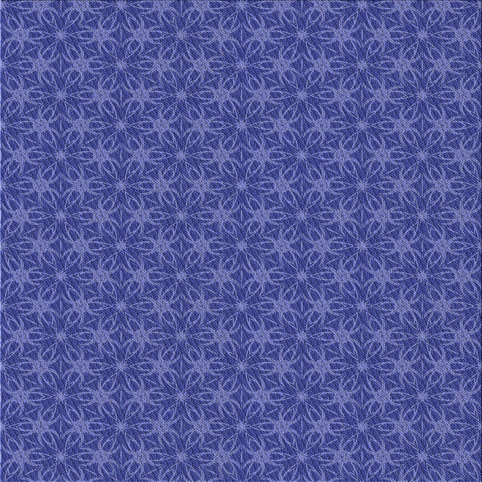 Round Patterned Light Slate Blue Rug, pat3890blu