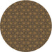 Square Machine Washable Transitional Light Brown Rug in a Living Room, wshpat3890brn