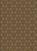 Machine Washable Transitional Light Brown Rug, wshpat3890brn