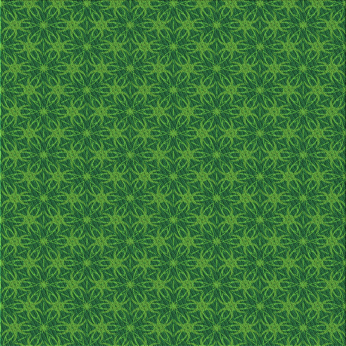 Round Machine Washable Transitional Deep Emerald Green Rug, wshpat3890grn