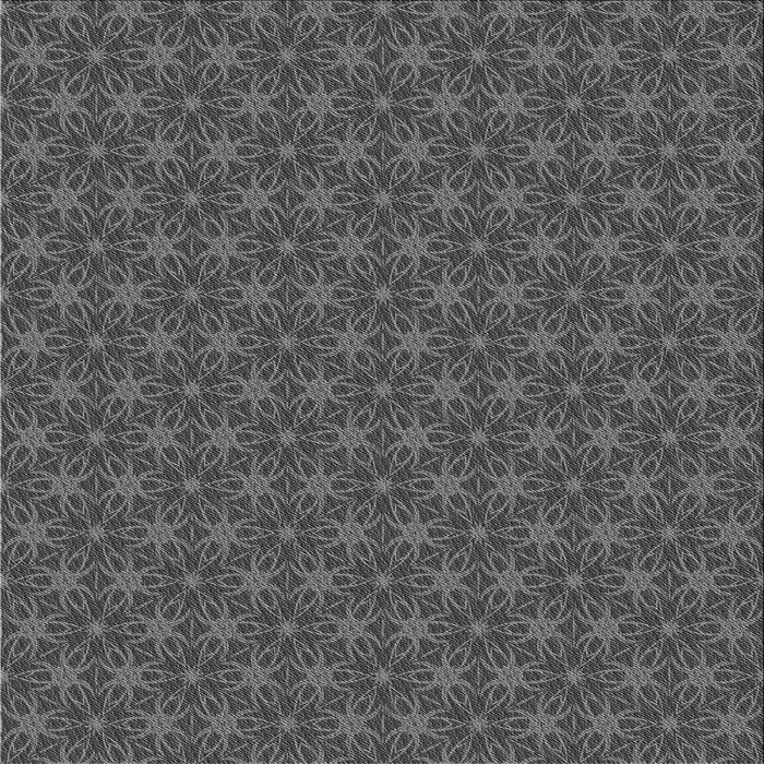 Round Patterned Platinum Gray Rug, pat3890gry