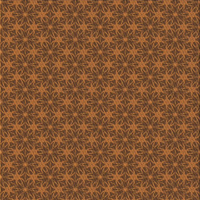 Round Patterned Red Brown Rug, pat3890org