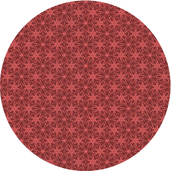 Square Machine Washable Transitional Red Rug in a Living Room, wshpat3890rd