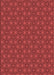 Patterned Red Rug, pat3890rd