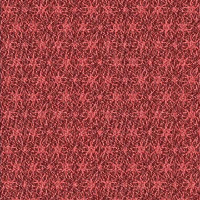 Patterned Red Rug, pat3890rd
