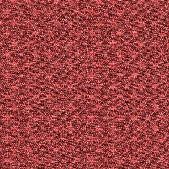 Round Machine Washable Transitional Red Rug, wshpat3890rd