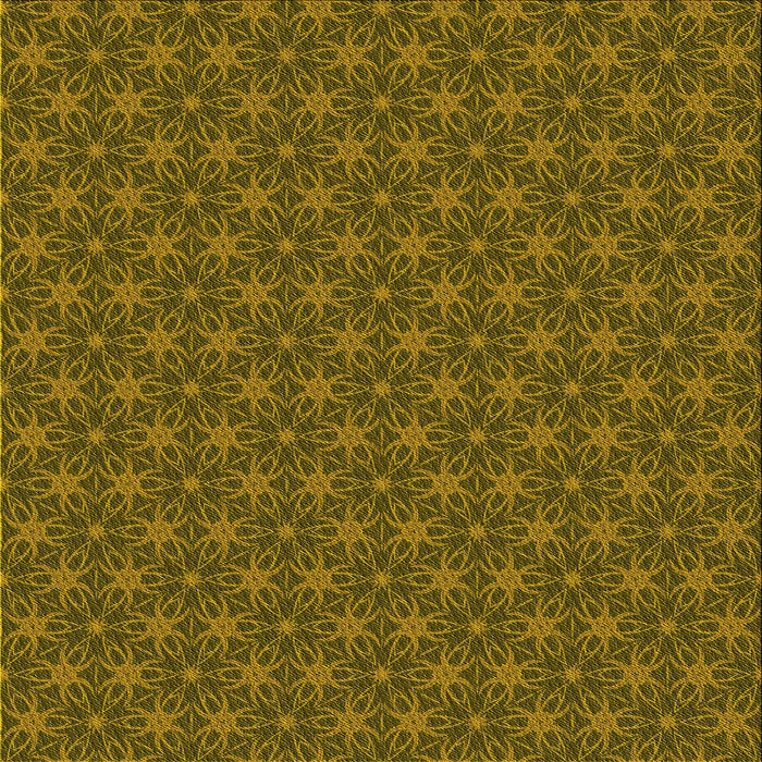 Round Patterned Dark Golden Brown Rug, pat3890yw