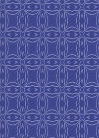 Machine Washable Transitional Cobalt Blue Rug, wshpat3891blu