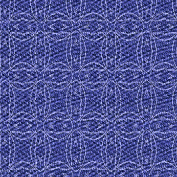 Machine Washable Transitional Cobalt Blue Rug, wshpat3891blu