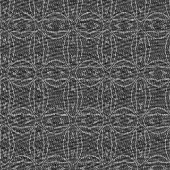 Machine Washable Transitional Dark Gray Black Rug, wshpat3891gry