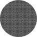 Square Machine Washable Transitional Dark Gray Black Rug in a Living Room, wshpat3891gry