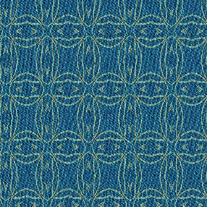 Machine Washable Transitional Blueberry Blue Rug, wshpat3891lblu