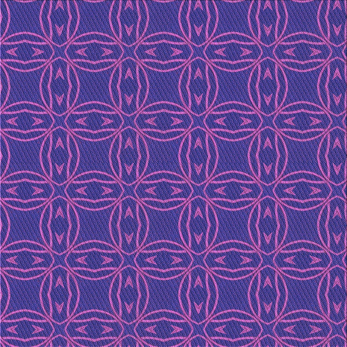 Round Machine Washable Transitional Amethyst Purple Rug, wshpat3891pur