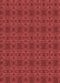 Machine Washable Transitional Tomato Red Rug, wshpat3891rd