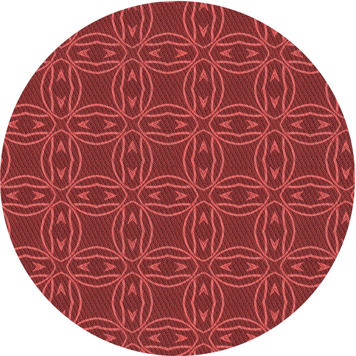 Square Machine Washable Transitional Tomato Red Rug in a Living Room, wshpat3891rd