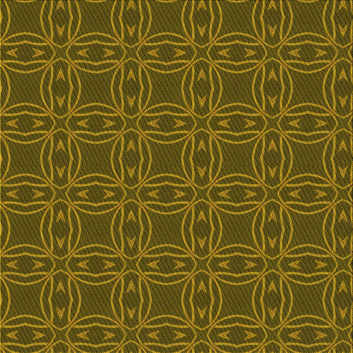 Round Patterned Bakers Brown Rug, pat3891yw