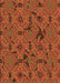 Patterned Orange Rug, pat3892org