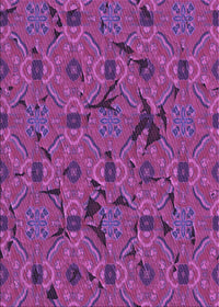 Machine Washable Transitional Medium Violet Red Pink Rug, wshpat3892pur