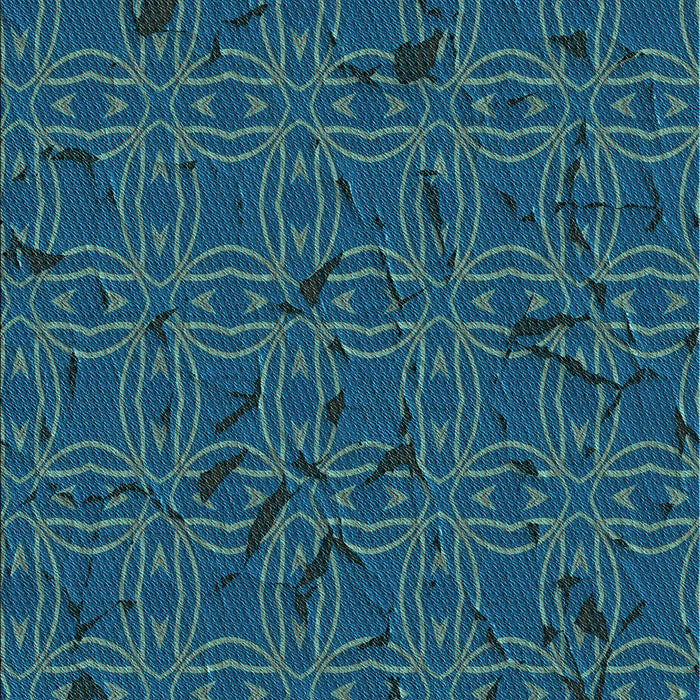 Machine Washable Transitional Light Sea Green Rug, wshpat3893lblu