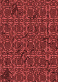 Machine Washable Transitional Cranberry Red Rug, wshpat3893rd