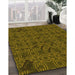 Patterned Bakers Brown Rug in Family Room, pat3893yw