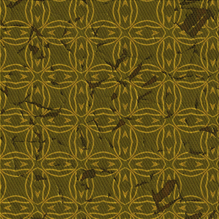 Round Machine Washable Transitional Bakers Brown Rug, wshpat3893yw