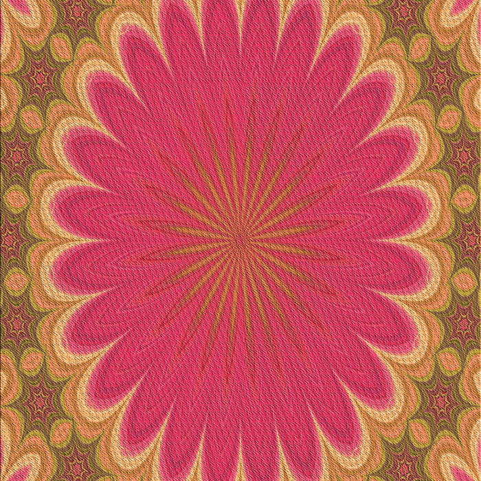 Patterned Crimson Red Rug, pat3894org