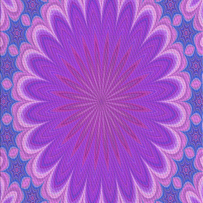 Machine Washable Transitional Purple Rug, wshpat3894pur