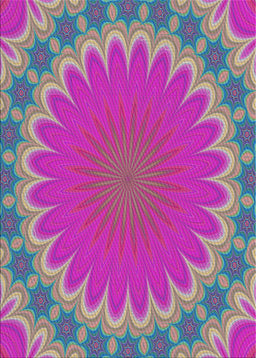 Machine Washable Transitional Neon Pink Rug, wshpat3894