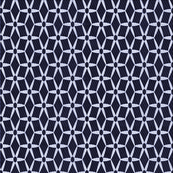 Round Patterned Night Blue Rug, pat3895blu