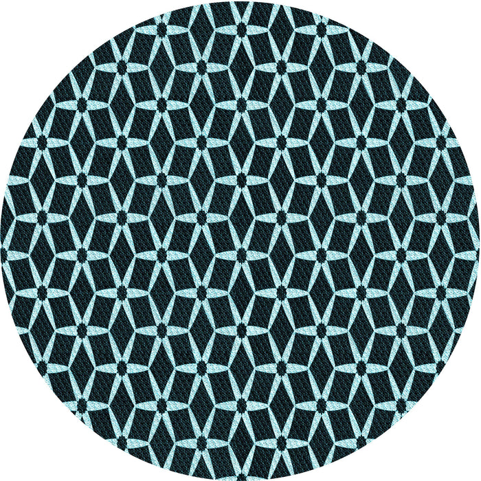 Square Machine Washable Transitional Black Rug in a Living Room, wshpat3895lblu