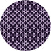 Square Machine Washable Transitional Deep Purple Rug in a Living Room, wshpat3895pur