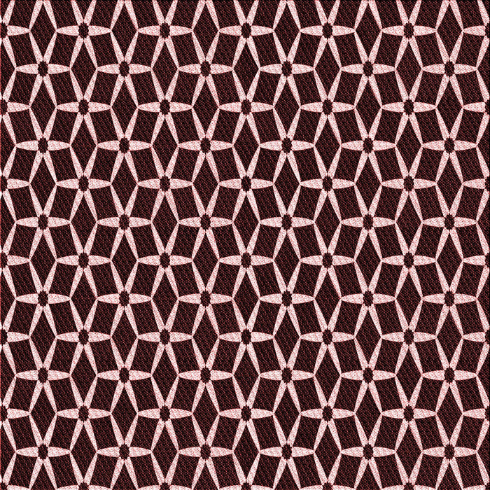 Round Patterned Chocolate Brown Rug, pat3895rd