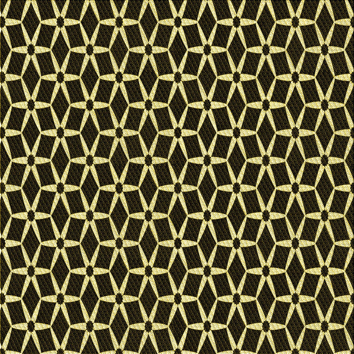 Round Machine Washable Transitional Metallic Gold Rug, wshpat3895yw