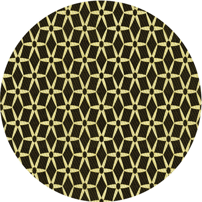 Square Machine Washable Transitional Metallic Gold Rug in a Living Room, wshpat3895yw
