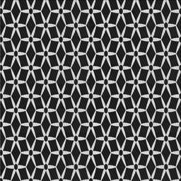 Square Patterned Dark Gray Novelty Rug, pat3895