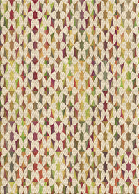 Machine Washable Transitional Khaki Gold Rug, wshpat3896brn