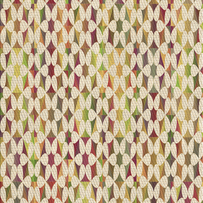 Patterned Khaki Gold Rug, pat3896brn