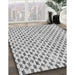 Machine Washable Transitional Gray Rug in a Family Room, wshpat3896gry