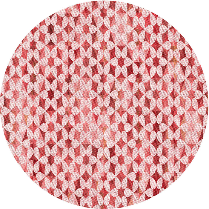 Square Patterned Pink Rug, pat3896rd