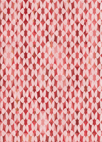 Machine Washable Transitional Pink Rug, wshpat3896rd