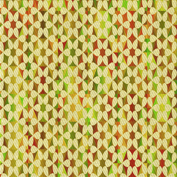 Round Patterned Cinnamon Brown Rug, pat3896yw