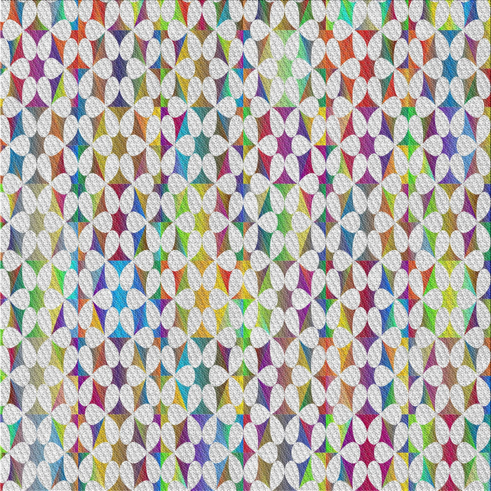 Square Patterned Light Rose Green Modern Rug, pat3896