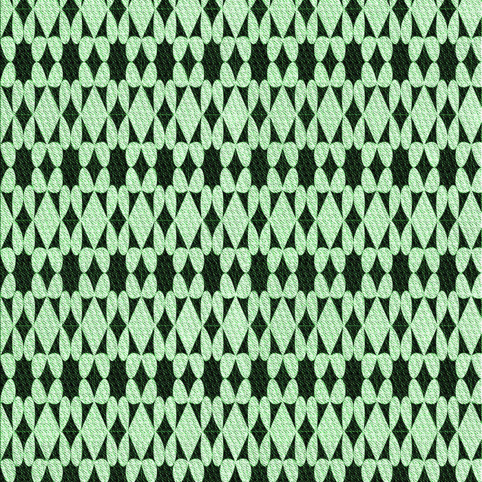 Patterned Medium Forest Green Rug, pat3897grn