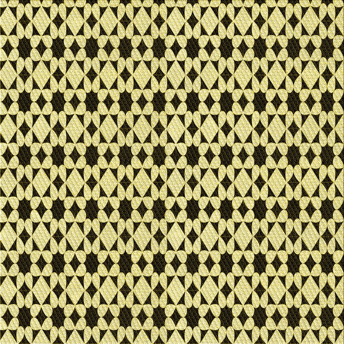 Round Patterned Mustard Yellow Rug, pat3897yw