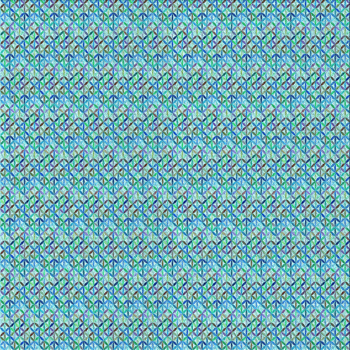 Round Patterned Glacial Blue Ice Blue Rug, pat3898lblu