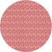 Square Patterned Pastel Pink Rug, pat3898rd